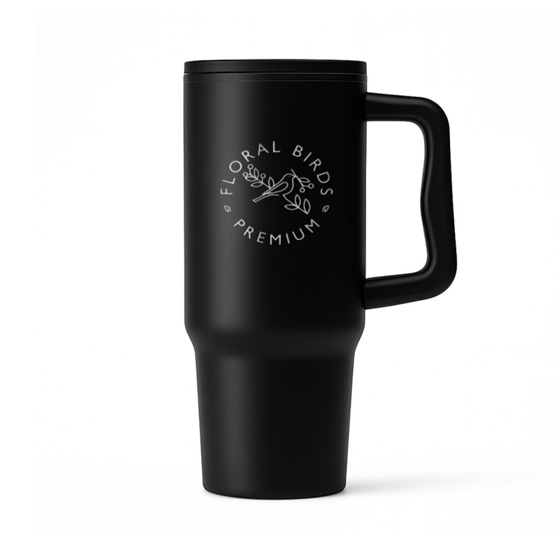 Goblet isotherme avec paille