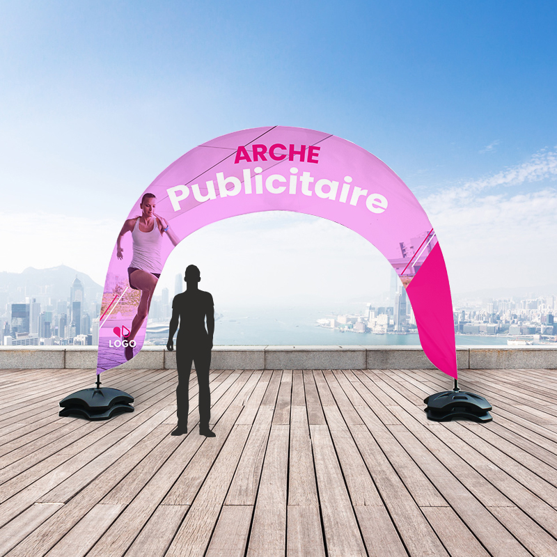 Arche Publicitaire Textile PLV Grand Format pour Ev nements