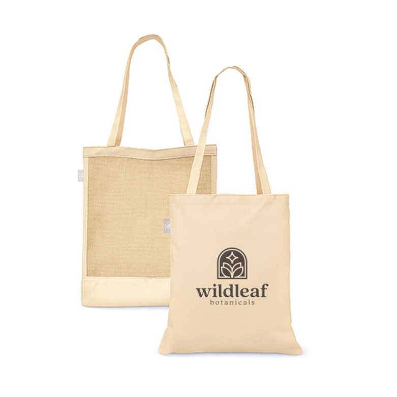 Sac fourre-tout en coton et maille