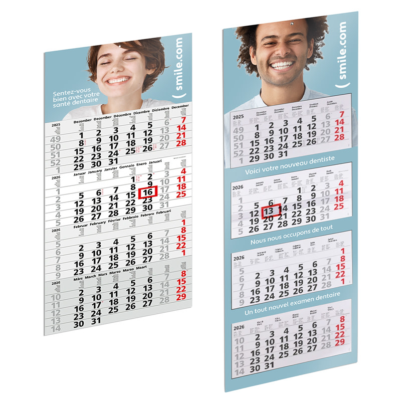Calendriers 4 mois 