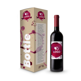Impression Emballage - Coffret bouteille de vin : Fluoo
