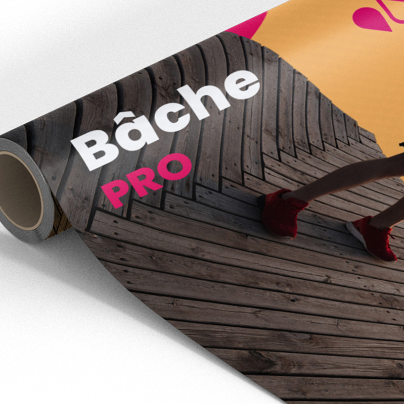 Bâche PVC 0,6 mm en rouleaux