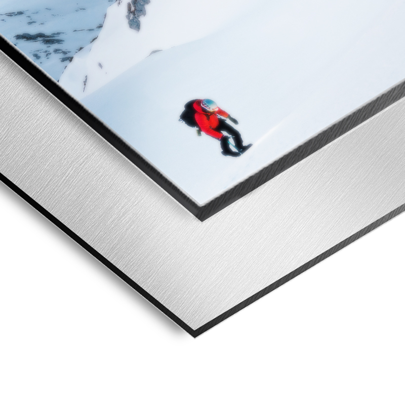Tableau Photo Personnalisé Aluminium Mat - 30x40cm Épaisseur 3mm - Idée Cadeau Noël Déco Made In France