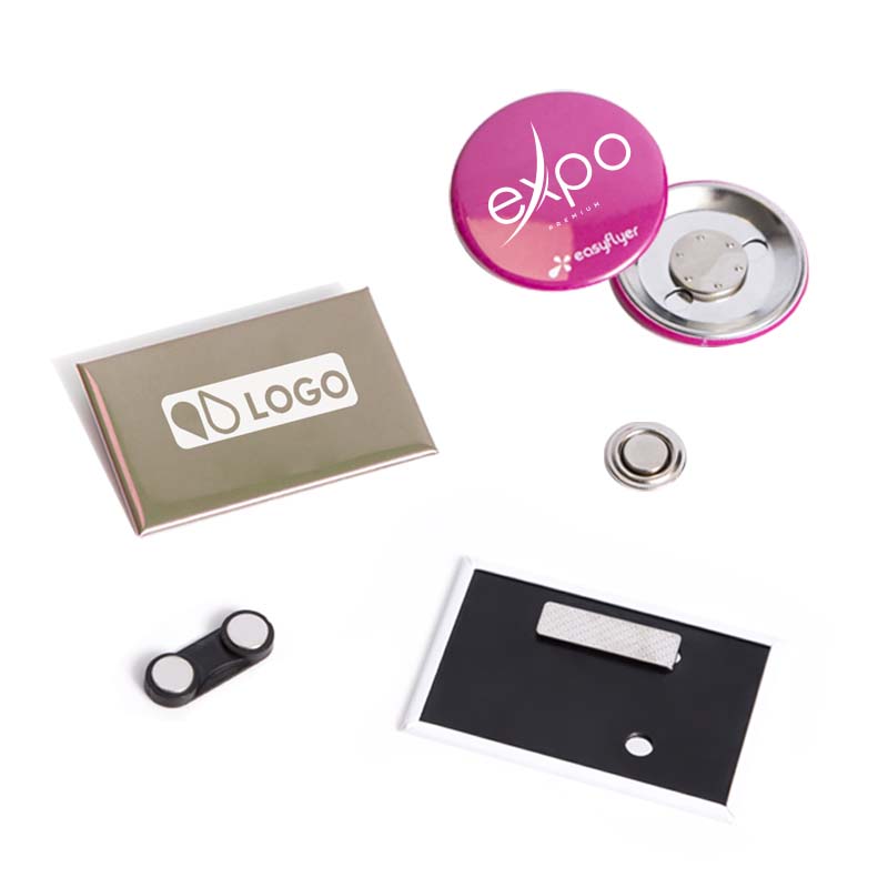 Pack De 10 Badges Magnétiques Personnalisables - Prénom Et Prénom - Sans Épingle, Idéal Pour Le Bureau Ou L'École - 3
