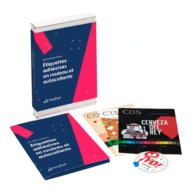 Kit d'échantillons étiquettes et stickers