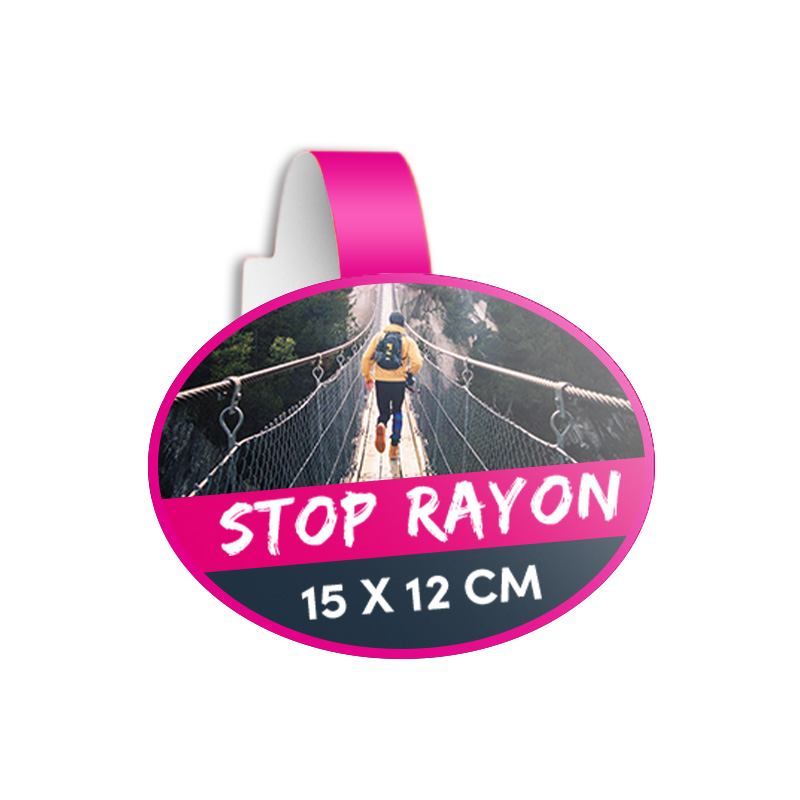 200.00000 Stop-Rayons Personnalisés 15 x 12 cm - Easyflyer