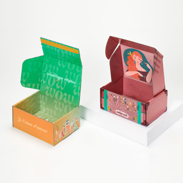 Boîtes Carton Ondulé 435x423x43mm - 10 Pièces Boîtes Postales Pour Petits Colis Et Expédition