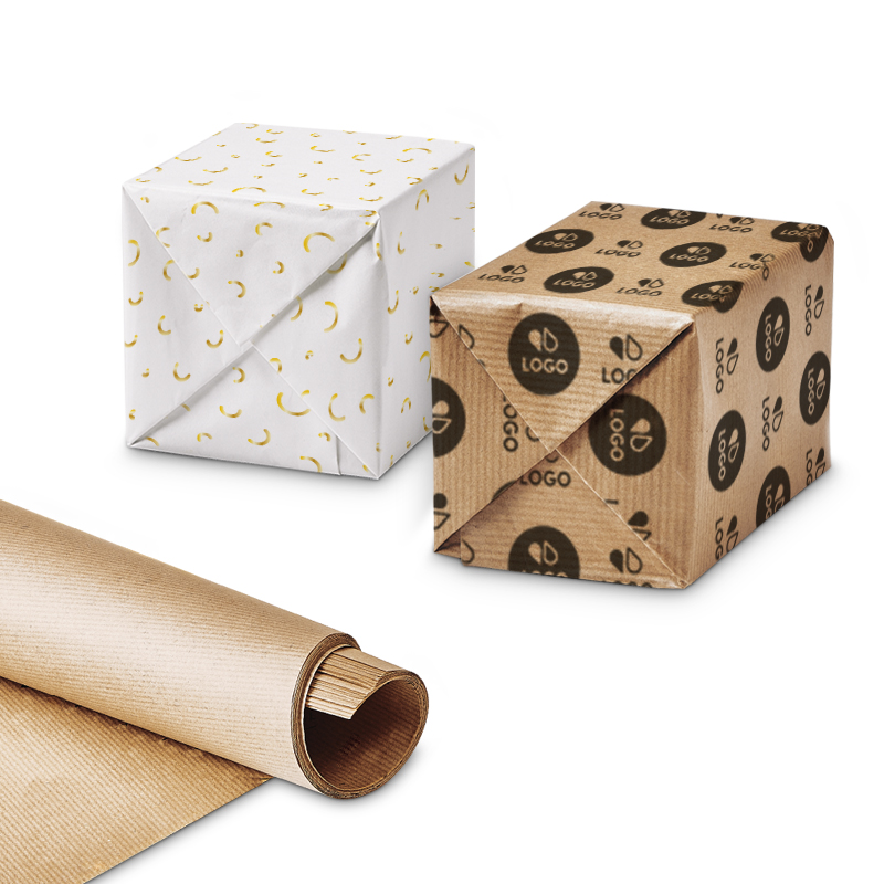 Logo personnalisé Papier colis, emballage cadeau, emballage, papier  doublure de boîte -  France