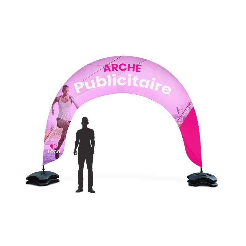 Arche Publicitaire Textile PLV Grand Format pour Ev nements