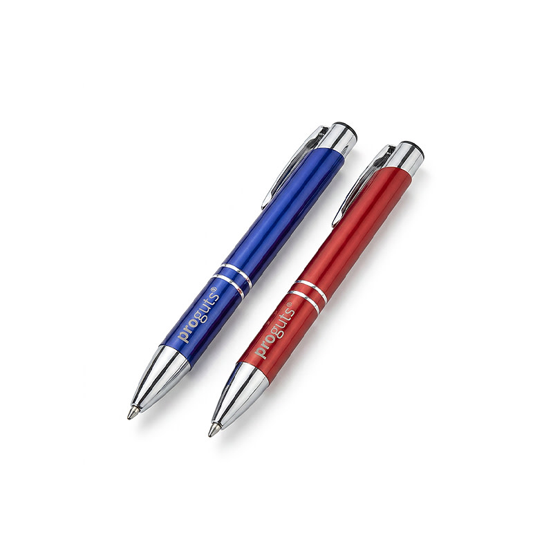 Stylo bille en aluminium recyclé Moneta