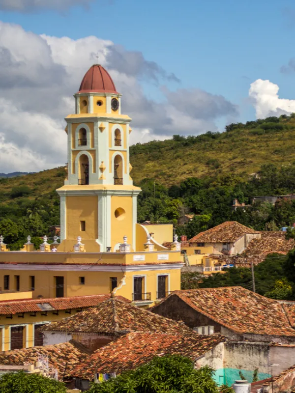 cuba-Trinidad The Convento San Francisco de Asis Cityscape