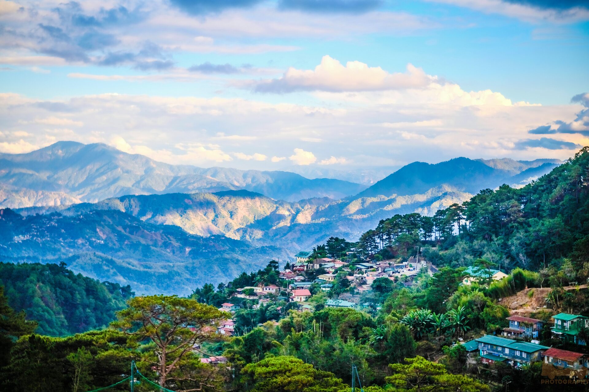 Ivan Archilla - A panoramic view of Baguio and the surrounding countryside in The Philippines