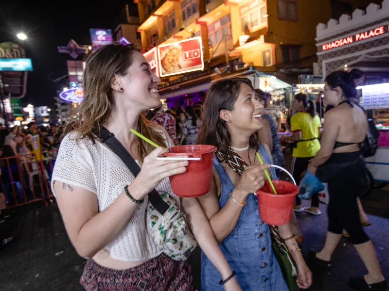 Street food feasting