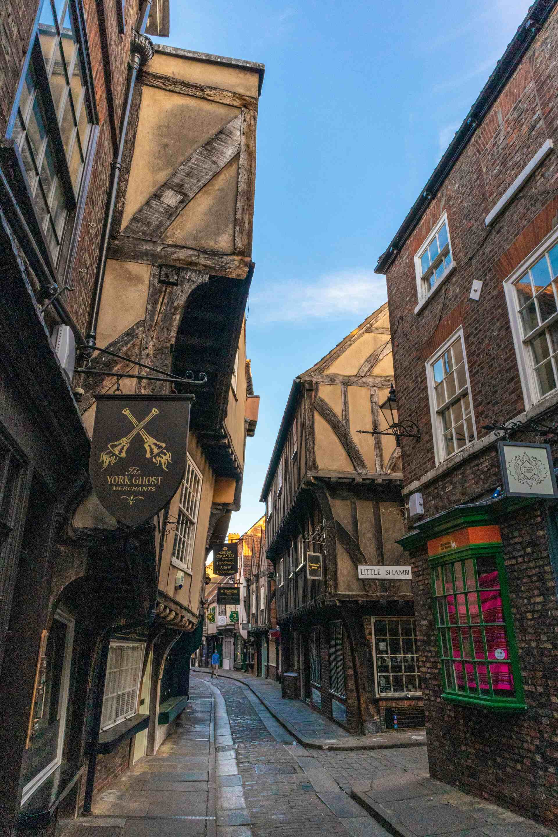 Karl Moran - a picture of The Shambles in York at sunset, the United Kingdom