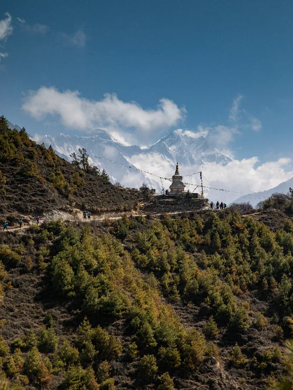 nepal-Tingboche Trek Stupa