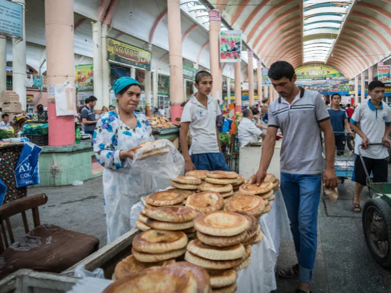 Khujand Bazaar walk
