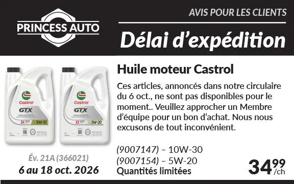 Huile moteur Castrol