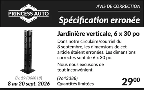 Avis de correction - 9643388