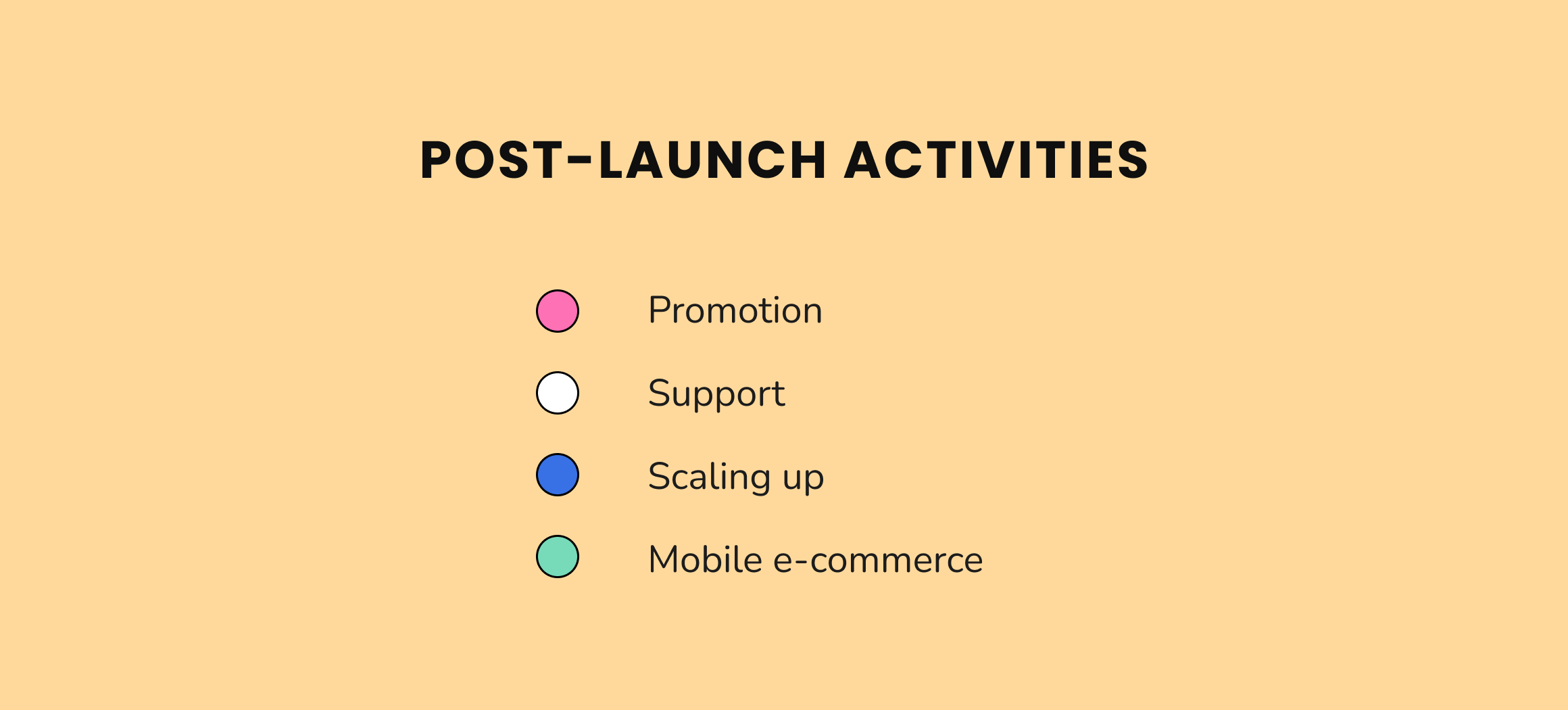 Post-launch activities 