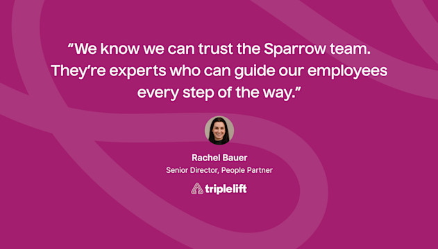 The reason TripleLift trusts Sparrow with employee leave management card image