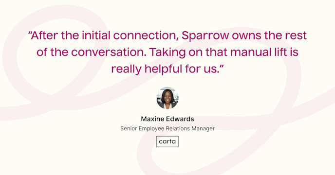 Handling the hard parts of employee leave management: Why Carta chose Sparrow to streamline payroll and compliance card image