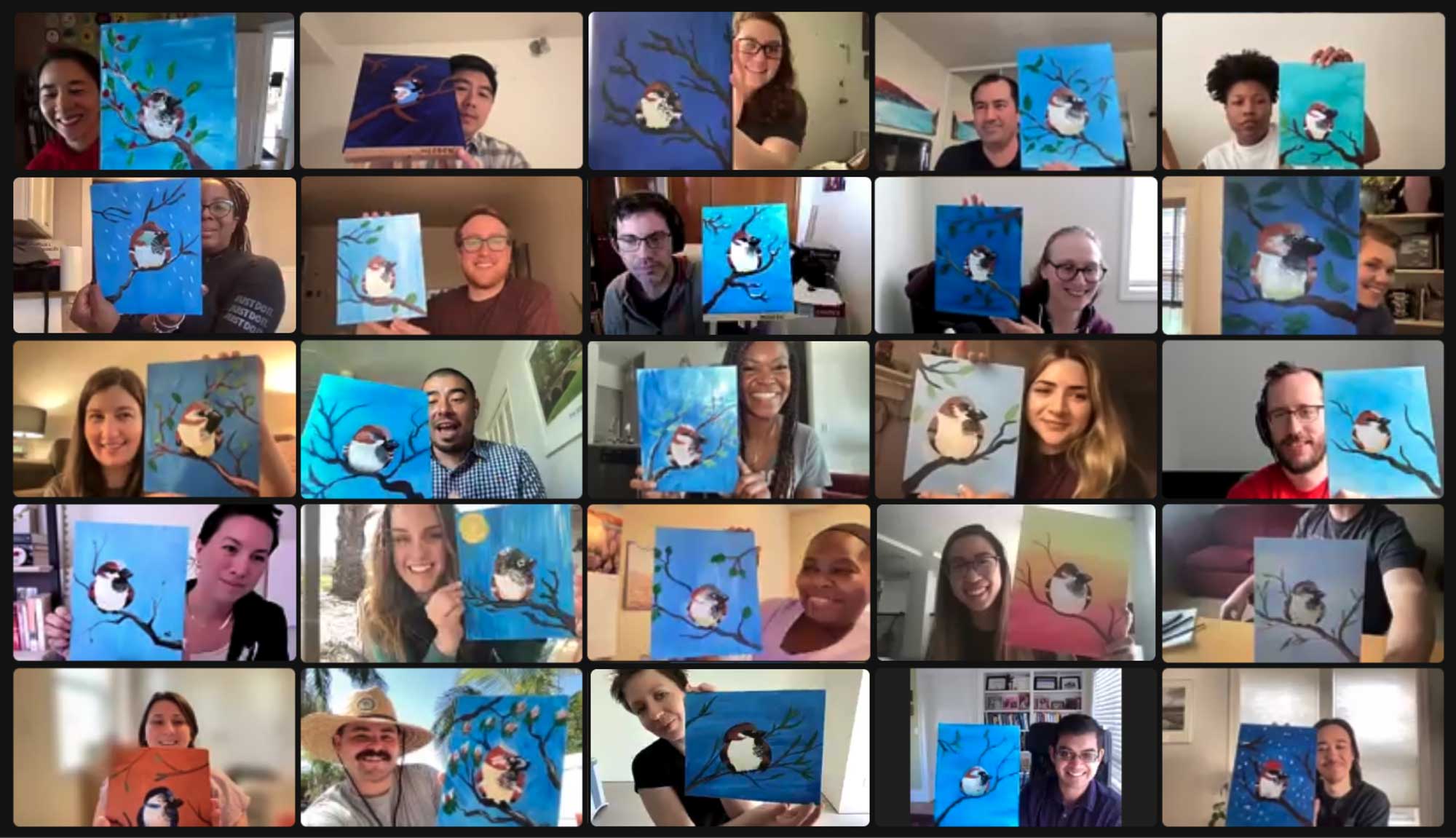 Sparrow Virtual Painting Event