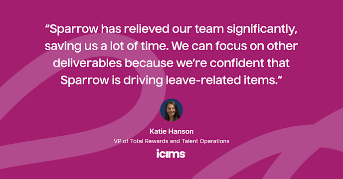 From diverse benefits to everyday employee support: Why iCIMS partners with Sparrow to manage leaves card image