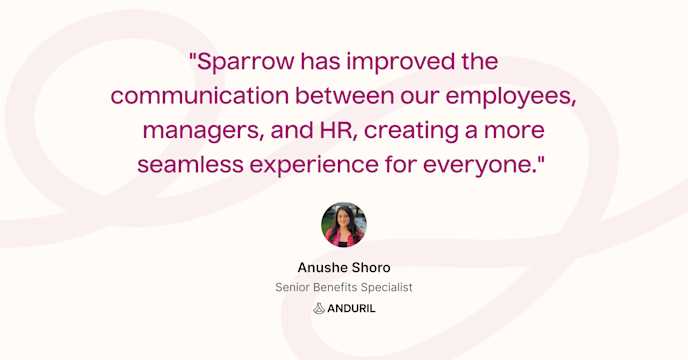 How Anduril unlocked state leave benefits and improved its employee leave experience without increasing its administrative load card image