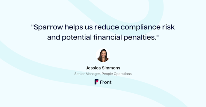 How Front Uses Sparrow to Maintain Their Employee-Centric Culture card image