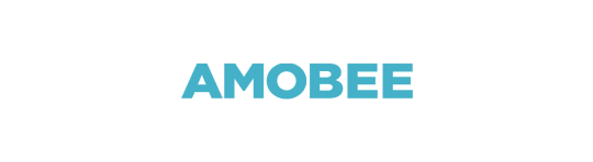 Amobee logo ribbon