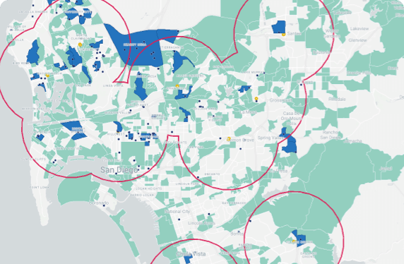 Demographics map