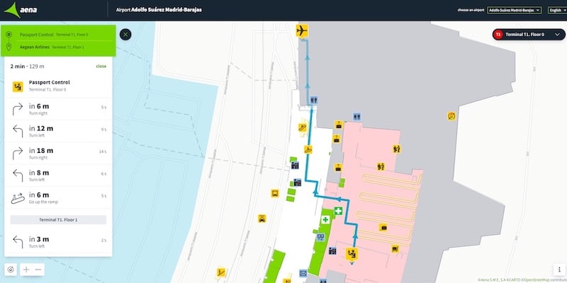 Indoor Mapping & Airport Routing launched by Aena & Telefonica