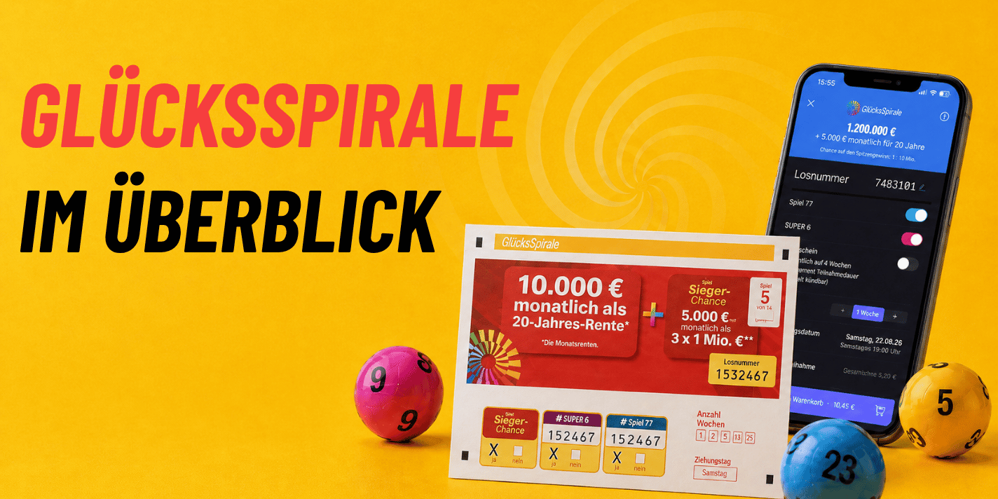 Wie funktioniert die GlücksSpirale? Regeln, Kosten & Gewinne einfach erklärt