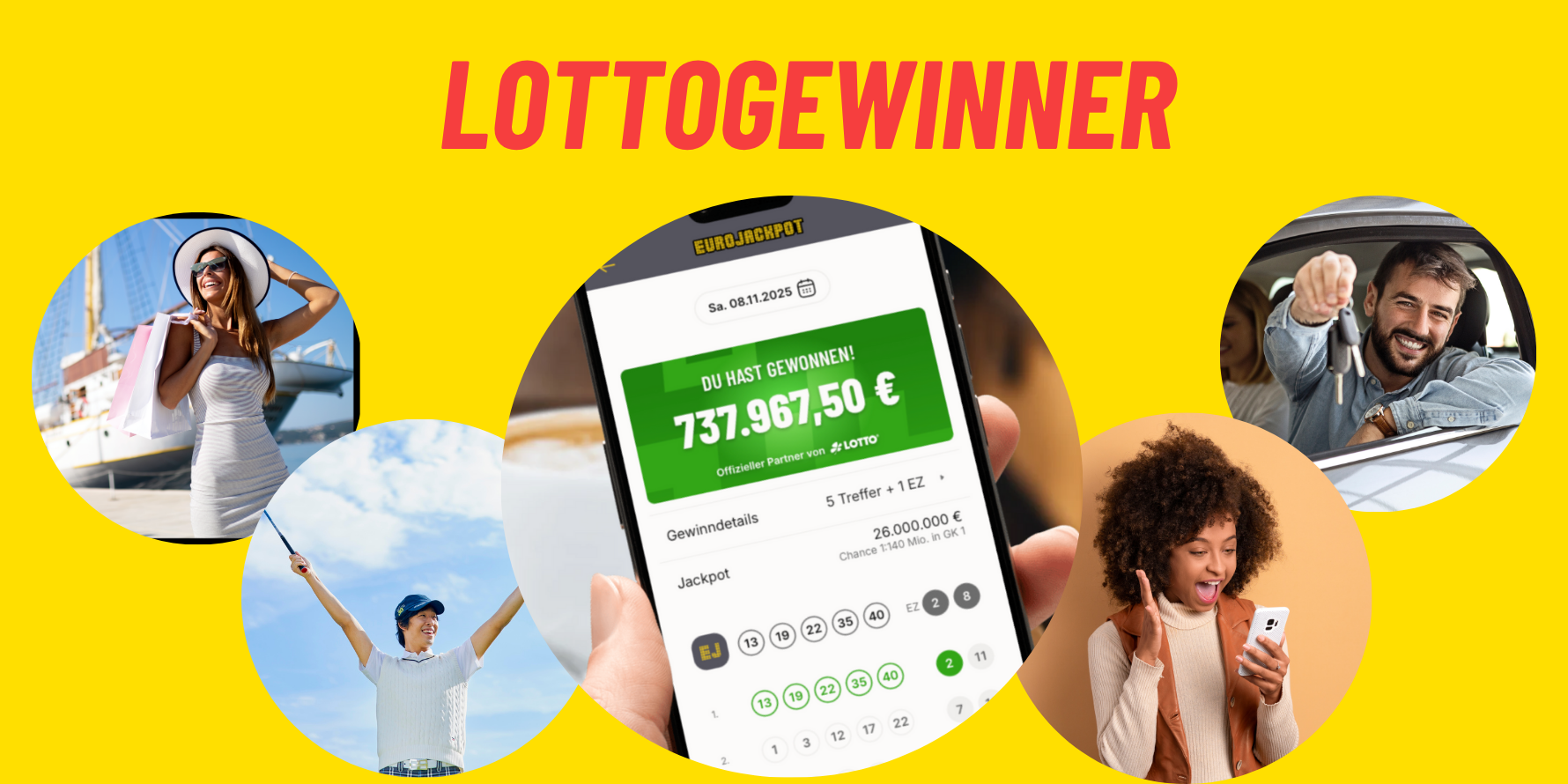 Lottogewinner: Rekordjackpots, Emotionen und wahre Schicksale