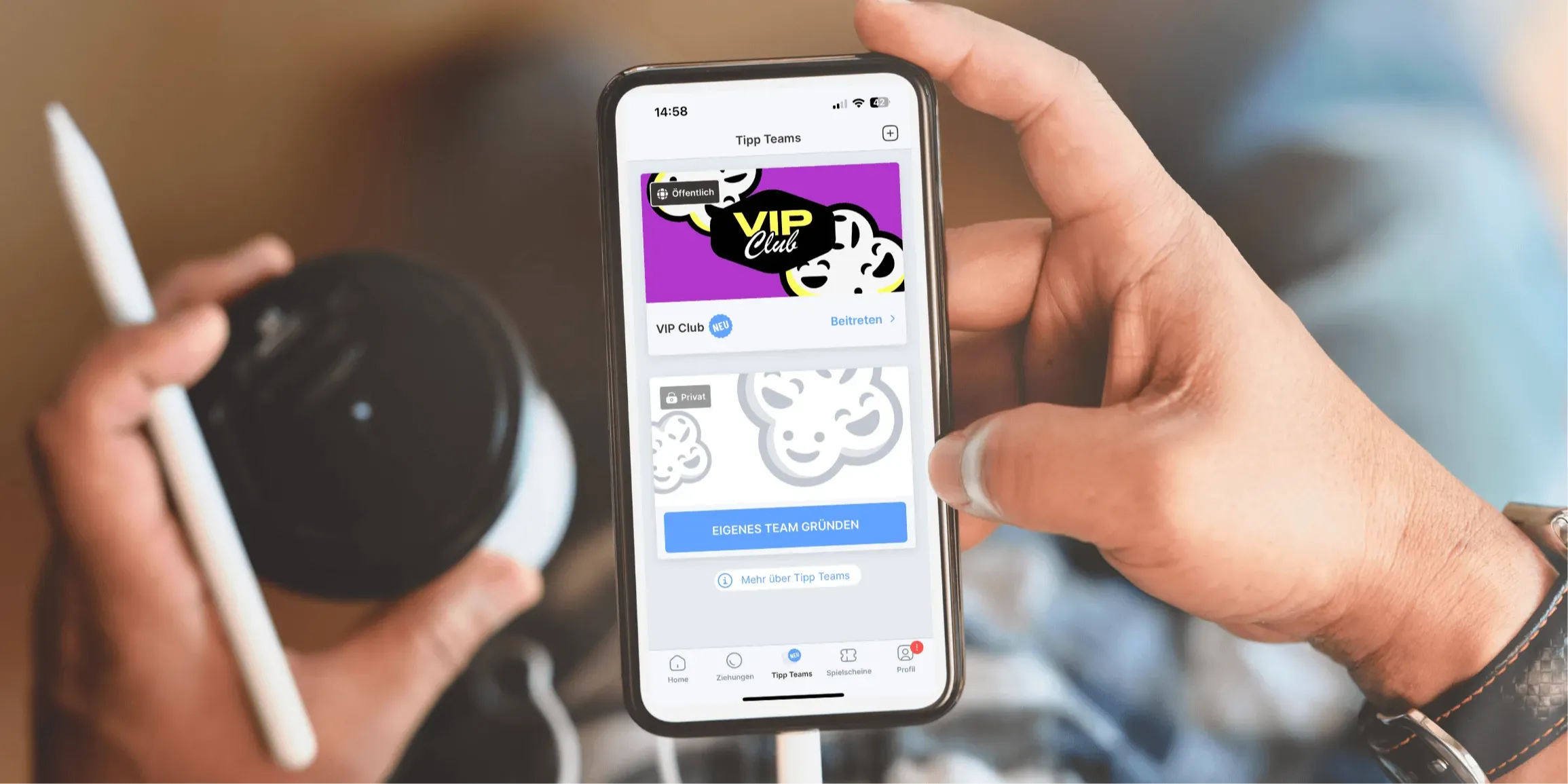 Mit Freunden und Familie tippen - So geht's mit den Tipp Teams von Clever Lotto!