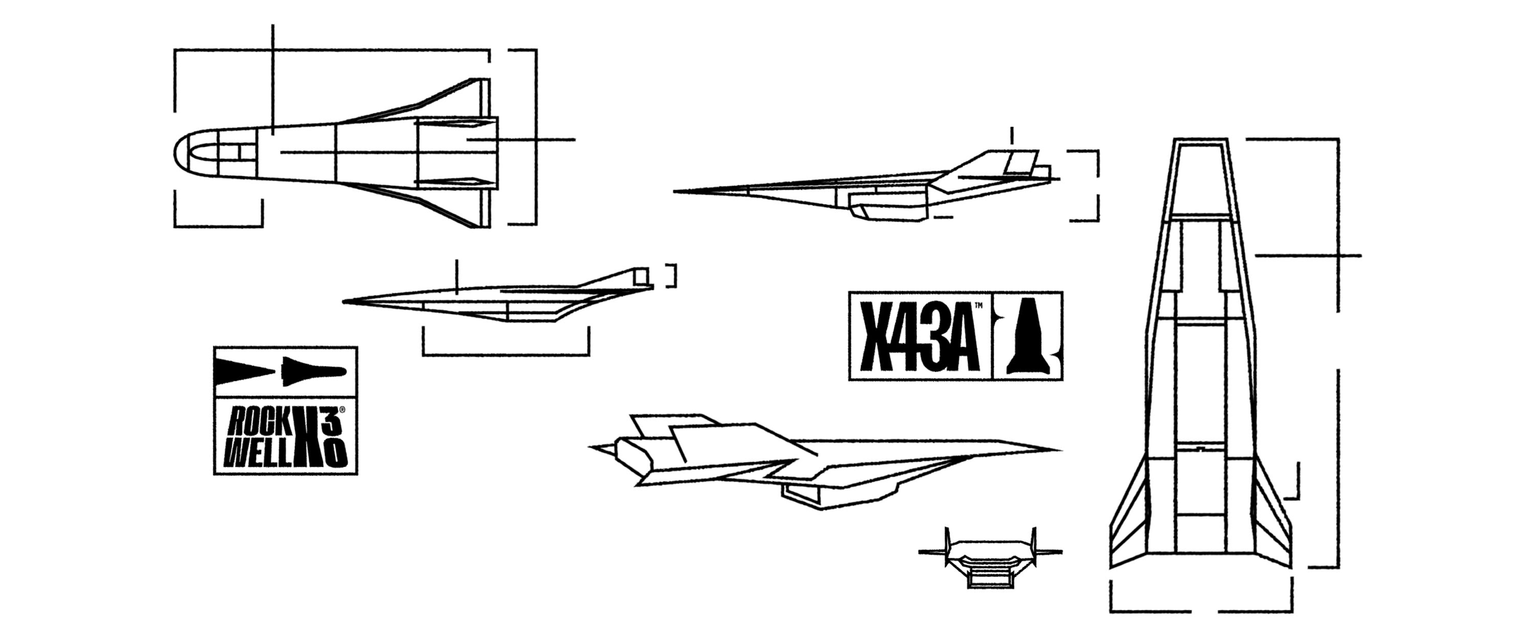 nasa x  43 blueprints