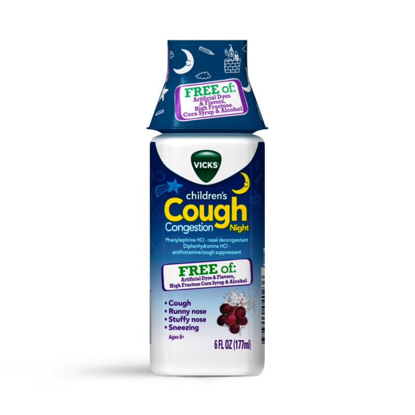 Vicks Jarabe Cough And Congestion Liquid - Shop Cough, Cold & Flu