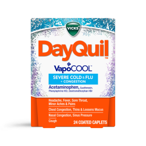 DayQuil Severe VapoCOOL Daytime Cold & Flu Caplets