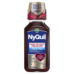 NyQuil™ High Blood Pressure Cold and Flu Relief Liquid Medicine