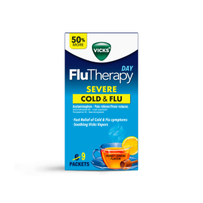 Vicks FluTherapy Severe Cold & Flu Relief Day Time Hot Drink