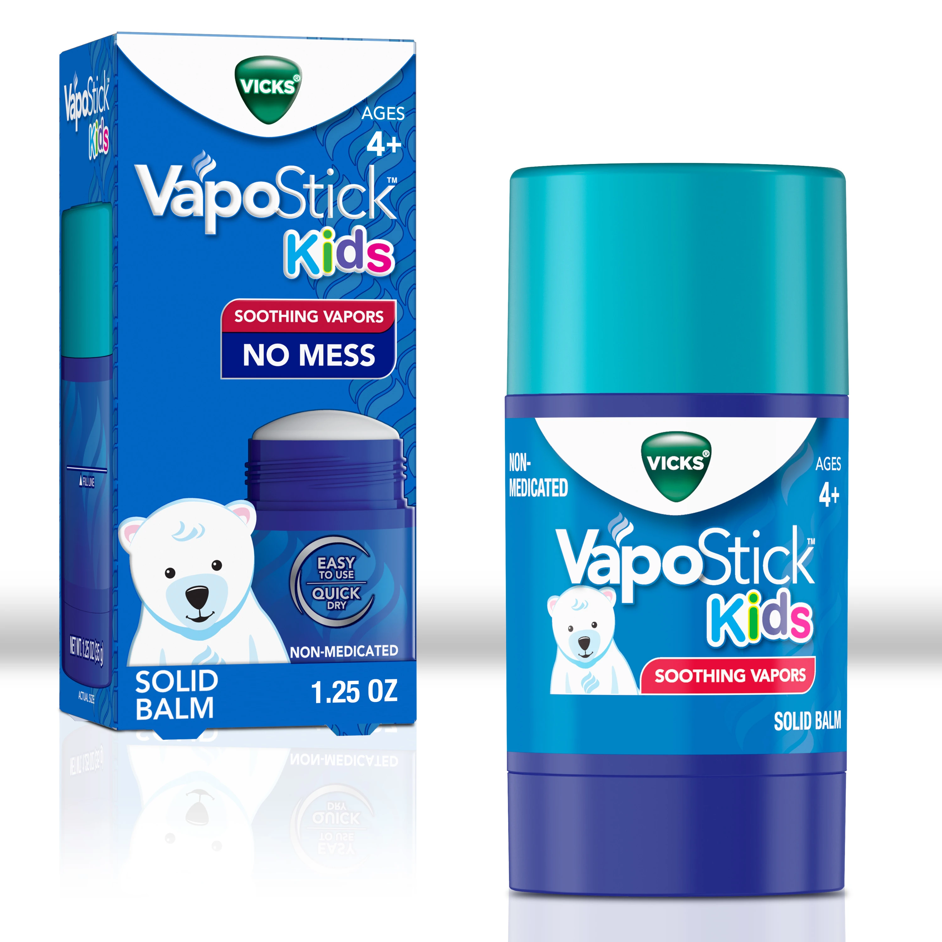 VapoStick™ Kids, Non-Medicated Soothing Solid Balm | Vicks