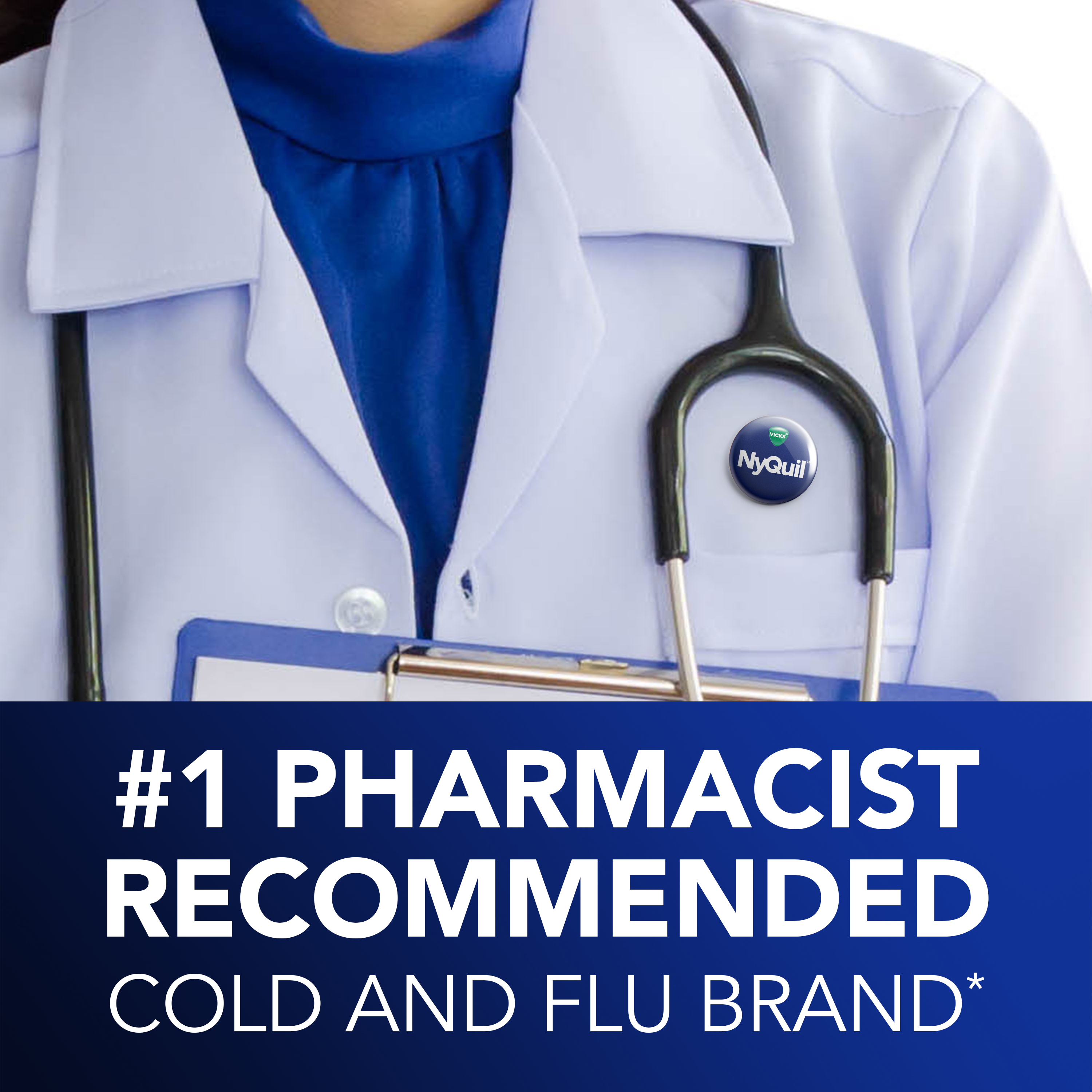 #1 Pharmacist recommended cold and flu brand