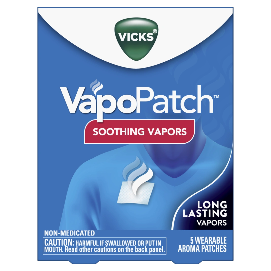 VapoPatch™, Non-Medicated Soothing Vicks® Vapors, Wearable Aroma Patch