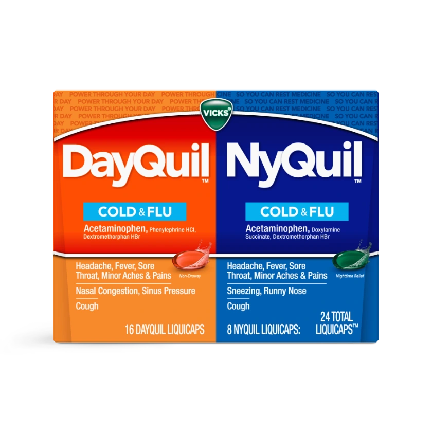 DayQuil™ and NyQuil™ Cough, Cold & Flu Relief LiquiCaps™ Co-Pack