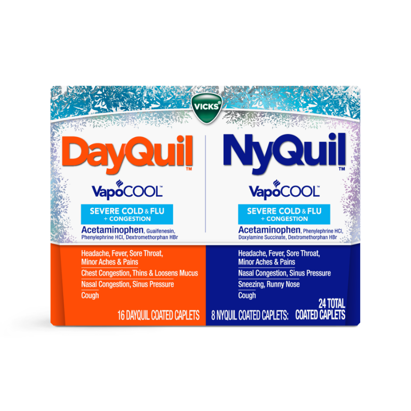 DayQuil / NyQuil Cold, Flu and Congestion Relief Caplets