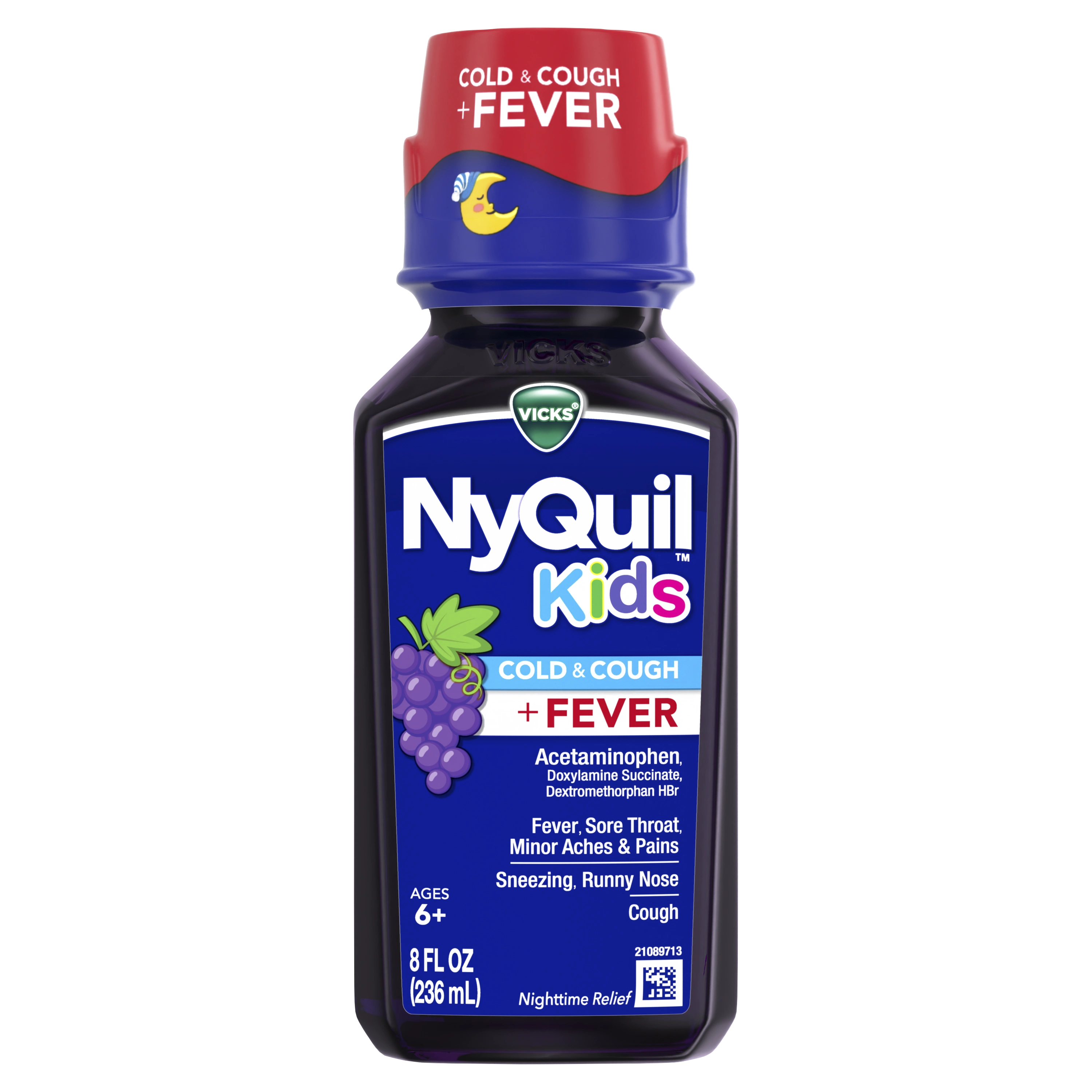 DayQuil Kids Cold, Cough & Fever Multi-Symptom Relief Liquid | Vicks