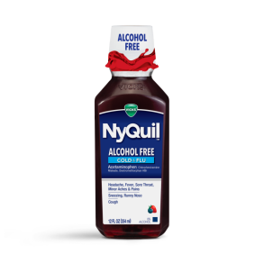Alcohol-Free NyQuil Cold & Flu Nighttime Relief Liquid