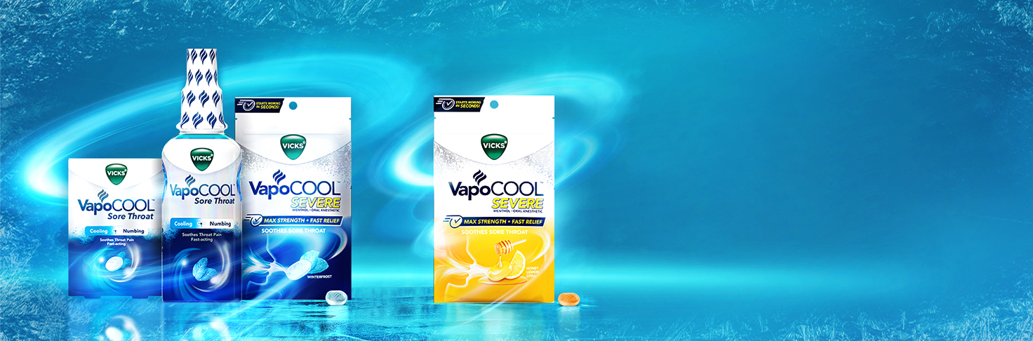 VapoCOOL Cold & Flu Symptom Relief Medicine | Vicks