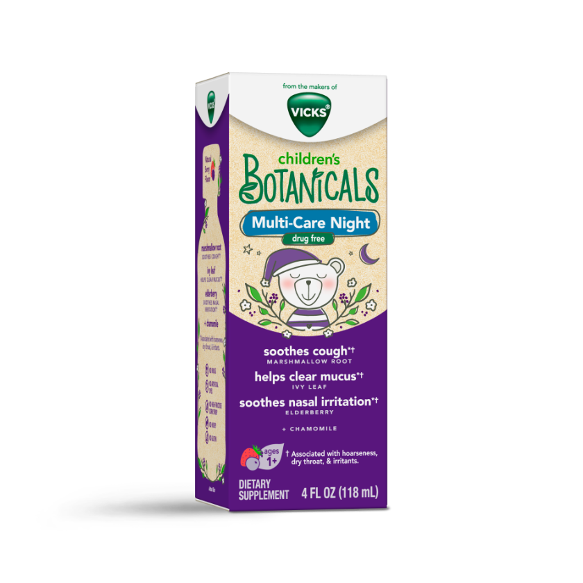 Vicks Children's Botanicals Multicare Night Cough Relief Liquid