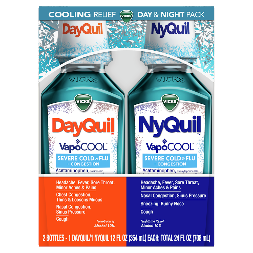 DayQuil / NyQuil Severe VapoCOOL Cough, Cold & Flu Relief Liquid